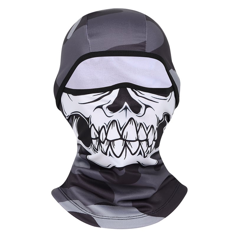 Zimná balaclava pre šport - vetruodolná maska na tvár na lyžovanie (BL-DF; polyester; vlastná úprava; muži aj ženy; Riding Face Mask)