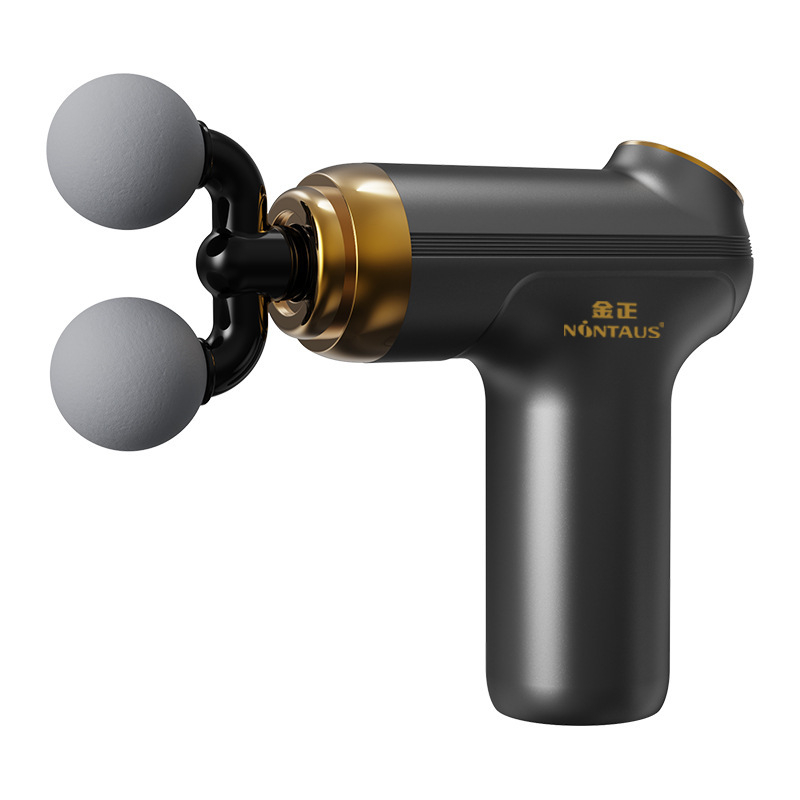 Dvojhlavý fasciálny masážny prístroj, USB nabíjanie, viacnásobné nastavenie, 4 masážne hlavy, vstavaná batéria 1200–2000 mAh, hluk do 36 dB