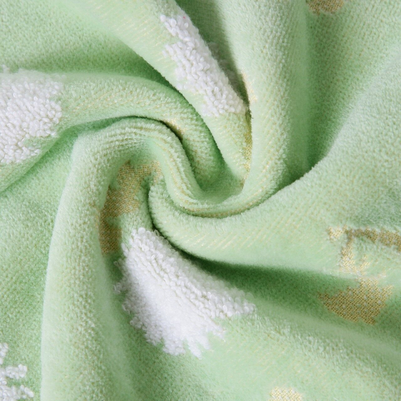 Detský uterák na tvár z čistej bavlny, textúra cut-pile, 32s vlákna, absorpcia 0–5 s