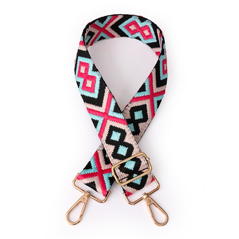 Ice Charm νάιλον ριγέ αναπνεύσιμη ιμάντας ώμου για τσάντες crossbody (καλοκαίρι 2023)