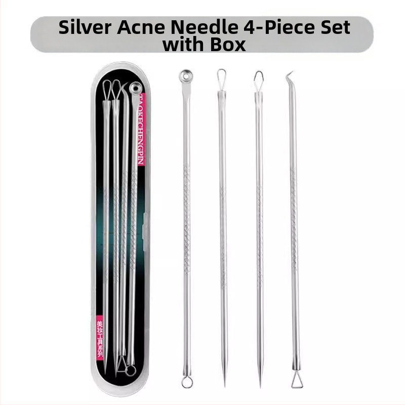 Nerezový extraktor na čierne body, 4-dielny set, model H091, značka Super Shitong