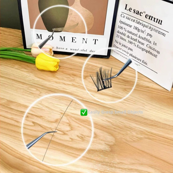 Snow Mary séria set akné ihly a presných pinziet s nakloneným klipom — nerezová oceľ, prenosný