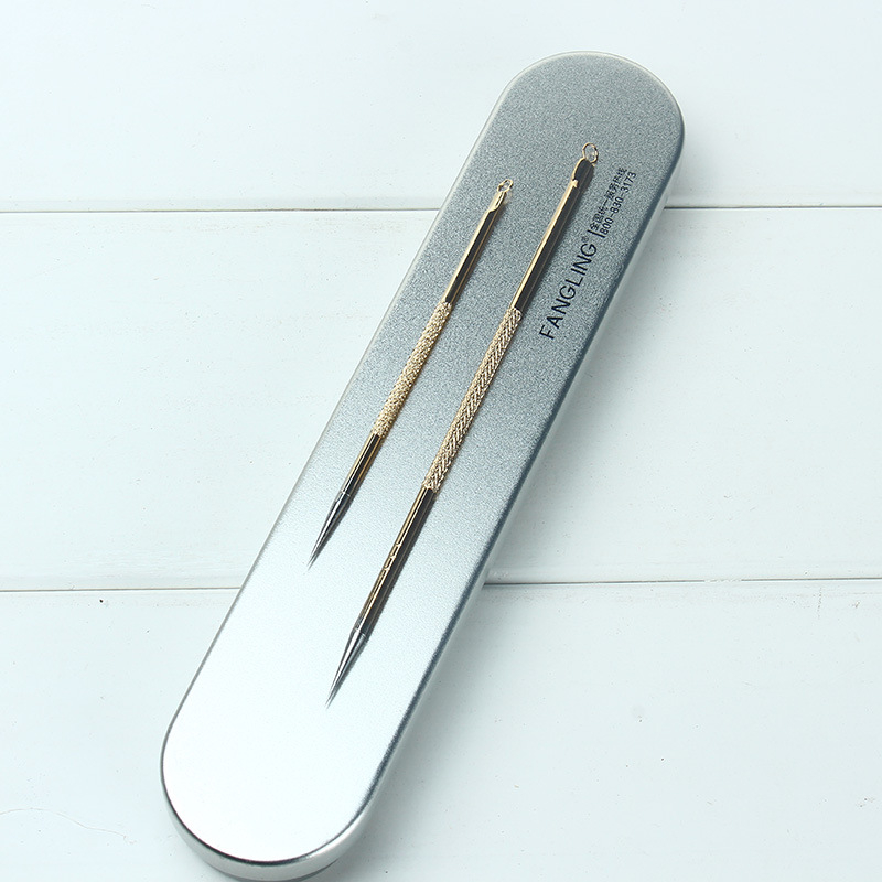 Ihla na extrakciu akné, nerezová oceľ EL04 (Značka: Fangling; Kód produktu: EL04)