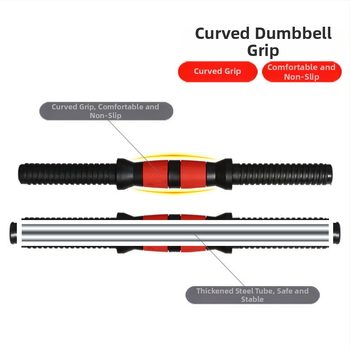 Tyč na činky s Yaling úchytom, EVA rukoväť, matica