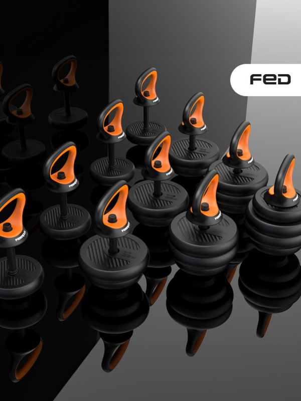 Flyton držiak na kettlebell – PE materiál, jednopierkové prevedenie, fitness príslušenstvo, stojan na činky a oporná doska na kliky