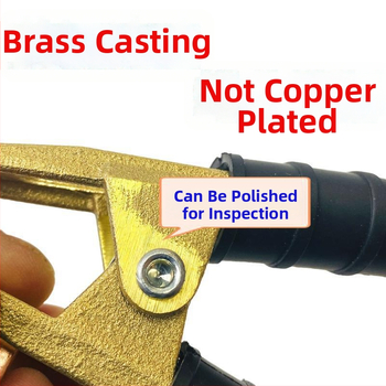 Klip akumulátora pre automobil z mosadzného tela s meďnatým jadrom, ťažká konštrukcia, čiastočne uzavretý dizajn