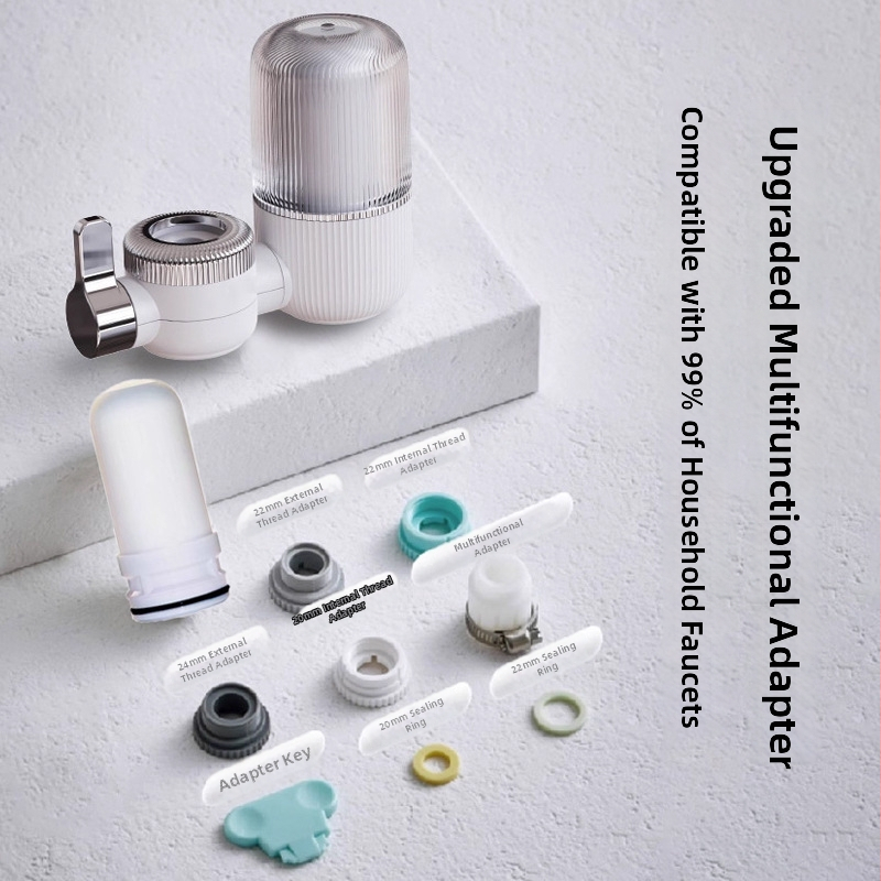 Filter na čistenie vody pre domácu kuchynskú batériu, predné uchytenie, dvojitý výstup, umývateľný