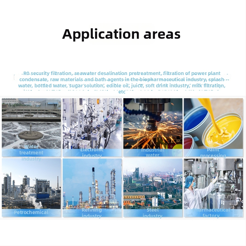 Filtrų elementas sulankstytas iš polipropileno mikroporų, trikampio galu, 0.22um poringumas, sąsaja 222