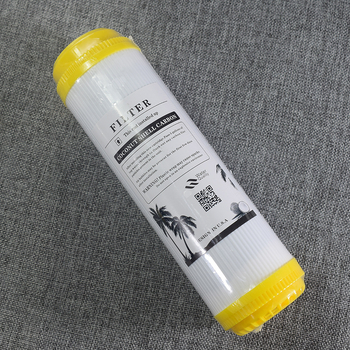 Filtračný prvok pre čistič vody s ABS plášťom, granúlovaný aktívny uhlík (acid-washed), hodnota jódu 1200, univerzálne príslušenstvo pre čističe vody