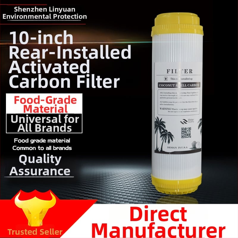 Filtračný prvok pre čistič vody s ABS plášťom, granúlovaný aktívny uhlík (acid-washed), hodnota jódu 1200, univerzálne príslušenstvo pre čističe vody