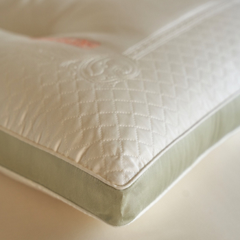 Lateksinė pagalvė su arbatos polifenolio kvapu kaklo palaikymui, stačiakampio formato, natūralus lateksas, latekso turinys virš 90%, branduolys: 80% regeneruotos pluošto + 20% arbatos polifenolių