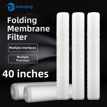 Zložený filtračný kartridž z PP mikroporóznej membrány, 0,1 µm a 0,22/0,45 µm, typ s plochým tlakom, odolný voči zásadám, kyselinám a vysokým teplotám