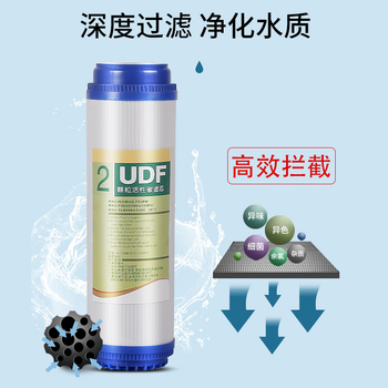 Filtračný prvok pre vodný čistič, aktívne uhlie, pre domáce vodné filtre — odstraňuje chlór, ťažké kovy, organické látky, usadeniny, hrdzu a baktérie