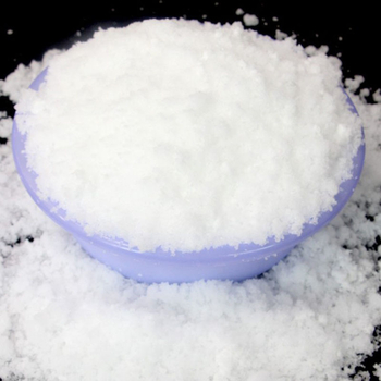 Yaojitoys vianočný umelý sneh prášok pre vitrínu — absorpčná živica, balené v vreckách