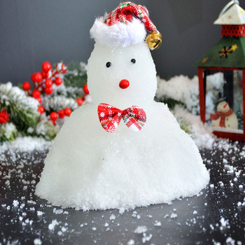 Yaojitoys vianočný umelý sneh prášok pre vitrínu — absorpčná živica, balené v vreckách