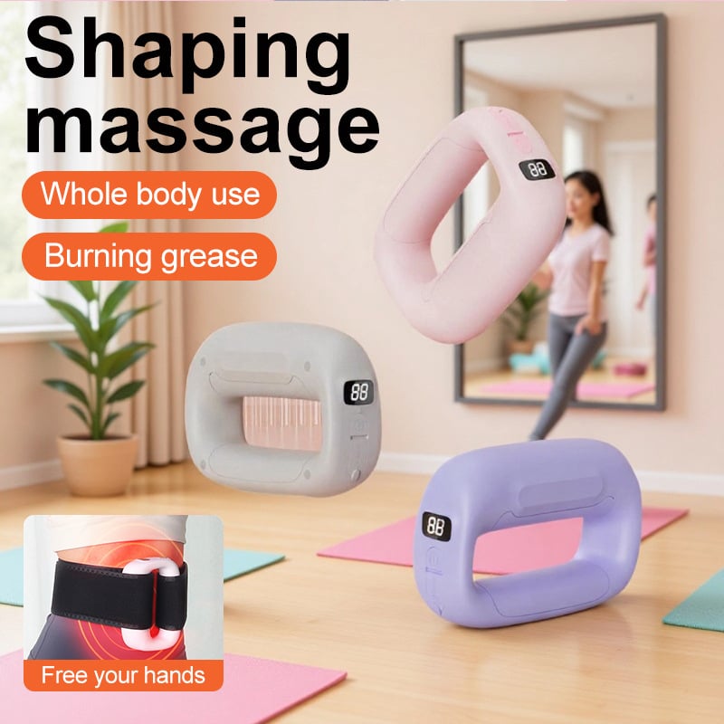 Mini prenosný masážny prístroj na pás a svaly, 1 hlava, LCD displej, >5 rýchlostí, motor s kefkami, vstavaná batéria 1200–2000 mAh