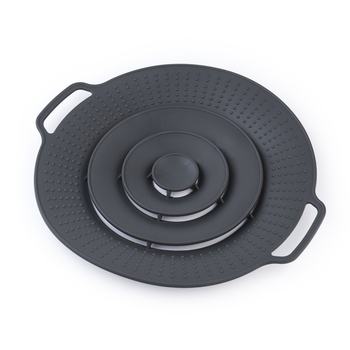 Silikónová pokrievka hrnca – proti preliatiu, proti špliechaniu, proti varu; hrubšia pokrievka (Materiál: Silikón; Model: Pokrievka hrnca; Hmotnosť: 299 g; Značka: Prosperous Years; Štýl: Moderný jednoduchý dizajn)