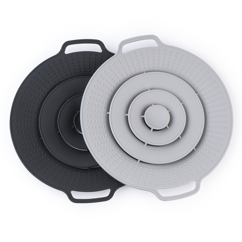 Silikónová pokrievka hrnca – proti preliatiu, proti špliechaniu, proti varu; hrubšia pokrievka (Materiál: Silikón; Model: Pokrievka hrnca; Hmotnosť: 299 g; Značka: Prosperous Years; Štýl: Moderný jednoduchý dizajn)