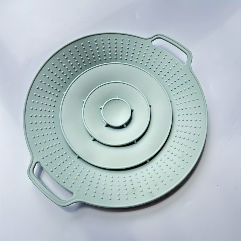 Silikónová pokrievka hrnca – proti preliatiu, proti špliechaniu, proti varu; hrubšia pokrievka (Materiál: Silikón; Model: Pokrievka hrnca; Hmotnosť: 299 g; Značka: Prosperous Years; Štýl: Moderný jednoduchý dizajn)