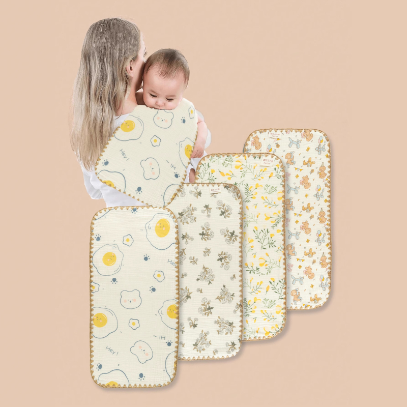 Detská gáza bavlnená utierka, absorbujúca pre deti