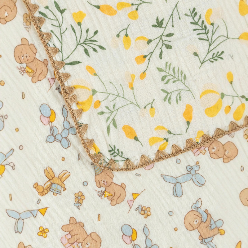 Detská gáza bavlnená utierka, absorbujúca pre deti