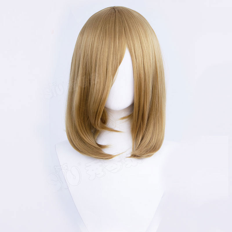 COS parochňa, vlákna odolné voči teplu, model ML240120, krátke vlasy, dlhé ofiny