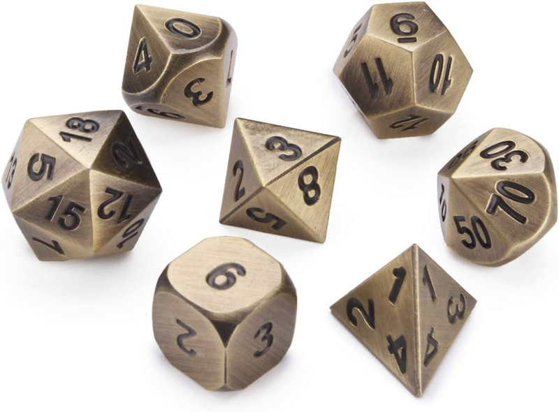 Metāla kauliņi – cinka sakausējums, divdesmitpusējie, taisnā leņķa stils, preces numurs 167, iepakojums 100 gab.