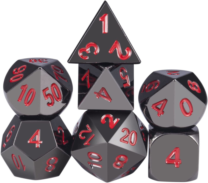 Metāla kauliņi – cinka sakausējums, divdesmitpusējie, taisnā leņķa stils, preces numurs 167, iepakojums 100 gab.