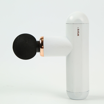 Fasciálny masážny prístroj na chrbát s predĺženou rukoväťou, bezkomutátorový motor, 4 rýchlosti, 6 nadstavcov