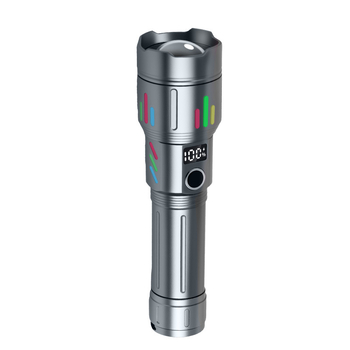 Canglong laserska LED svjetiljka – ručna, punjiva, zum, kućište od aluminijske legure, domet do 500 m, 5000 mAh power bank funkcija