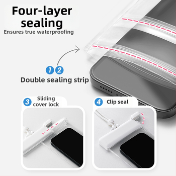 Vodotesná taška na mobilný telefón, TPU, minimalistický štýl, Outdoor Water Bag, nepremokavá látka, dospelí