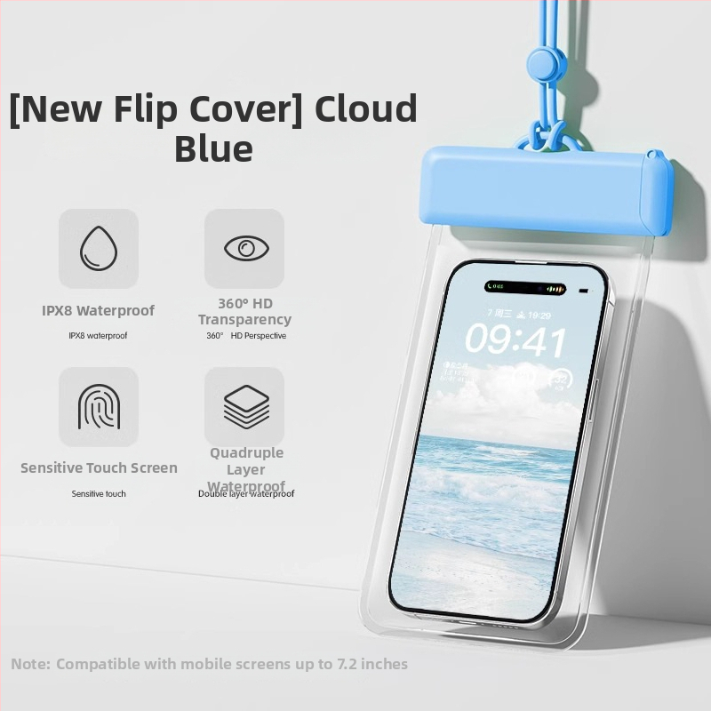 Vodotesná taška na mobilný telefón, TPU, minimalistický štýl, Outdoor Water Bag, nepremokavá látka, dospelí