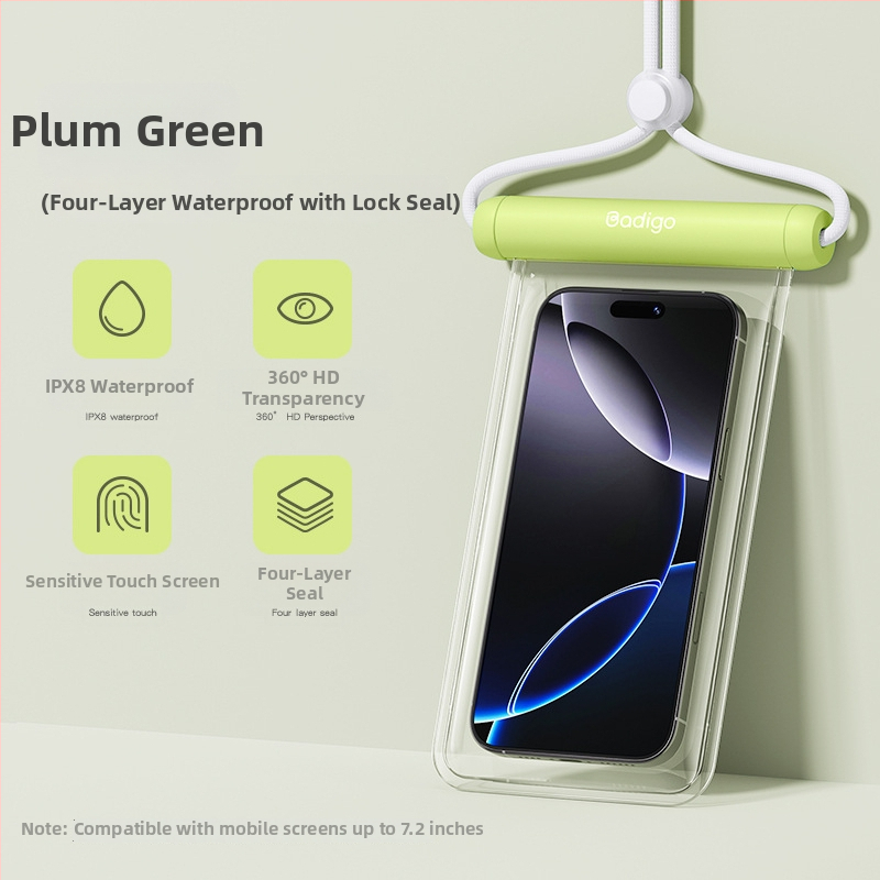 Vodotesná taška na mobilný telefón, TPU, minimalistický štýl, Outdoor Water Bag, nepremokavá látka, dospelí