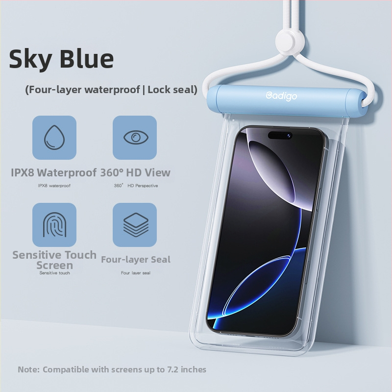 Vodotesná taška na mobilný telefón, TPU, minimalistický štýl, Outdoor Water Bag, nepremokavá látka, dospelí