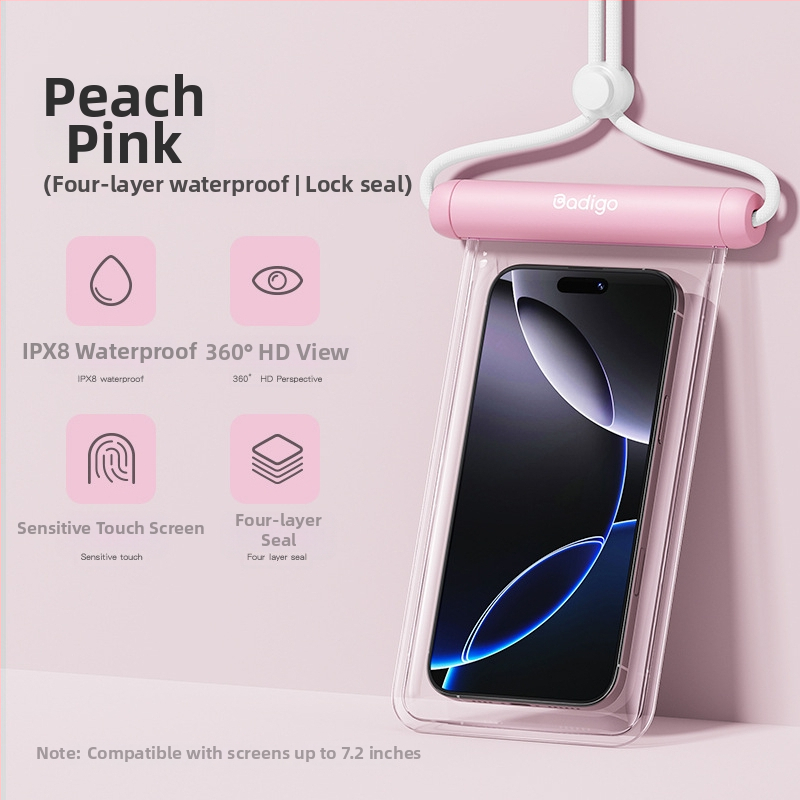 Vodotesná taška na mobilný telefón, TPU, minimalistický štýl, Outdoor Water Bag, nepremokavá látka, dospelí