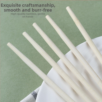 Jednorázové bambusové paličky pre reštaurácie, jednotlivé balenie, biologicky odbúrateľné, mikrovlnne odolné, tlač loga