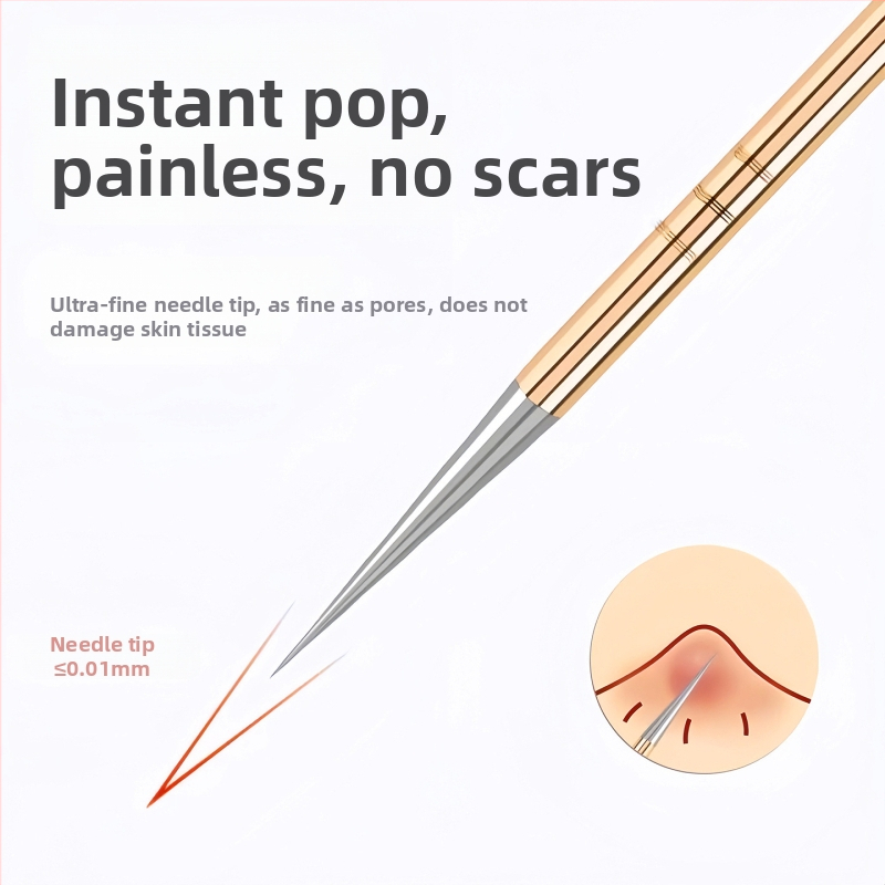 Qiwang nerezová oceľová ihla na čierne bodky pre kozmetický salón, model 9401