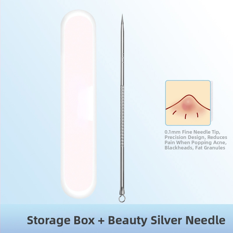 Qiwang nerezová oceľová ihla na čierne bodky pre kozmetický salón, model 9401