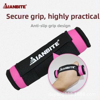 Domáce fitness vybavenie: EVA činky a vrecká s pieskom pre jogu a kardio; hmotnosti 1, 2 alebo 3 lb; značka Healthy bit