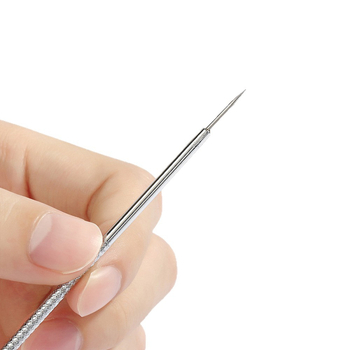 Ihla na akné – Etif; nerezová oceľ; dvojdielna sada; nástroj na čistenie tváre; pre bežných používateľov.