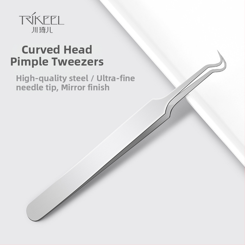 Nerezový nástroj na extrakciu akné – ultra tenký, profesionálny salón, pinzeta a ihla od Trikeel/Sichuan Qier
