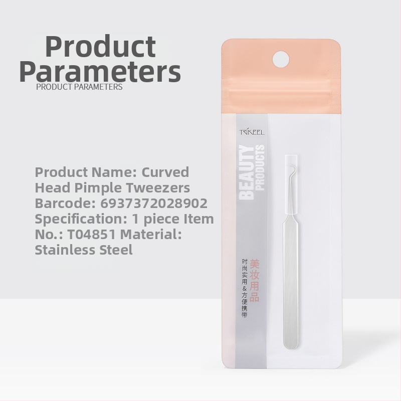 Nerezový nástroj na extrakciu akné – ultra tenký, profesionálny salón, pinzeta a ihla od Trikeel/Sichuan Qier