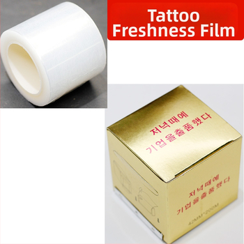 Priehľadný krycí film na tetovanie pre obočie, pery a líniu zrenice – hydratačný film na pery s ostrým rezom, značka Embroidered Preservation Film, čistý obsah 200 m, balenie 200 kusov