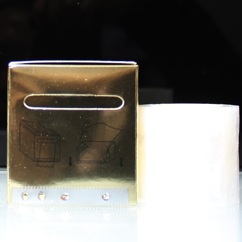 Priehľadný krycí film na tetovanie pre obočie, pery a líniu zrenice – hydratačný film na pery s ostrým rezom, značka Embroidered Preservation Film, čistý obsah 200 m, balenie 200 kusov