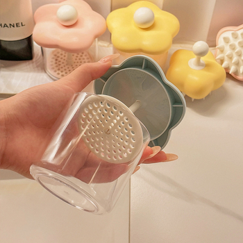 Šampónová kefka s vzduchovou vankúšovou masážou pokožky hlavy pre šampón, sprchový gél a čistiaci prípravok na tvár (Materiál: Plast; Kód produktu: Flower bubbler; Spracovanie a personalizácia: Zahrnuté; Potlač loga: K dispozícii; Licencované súkromné znač