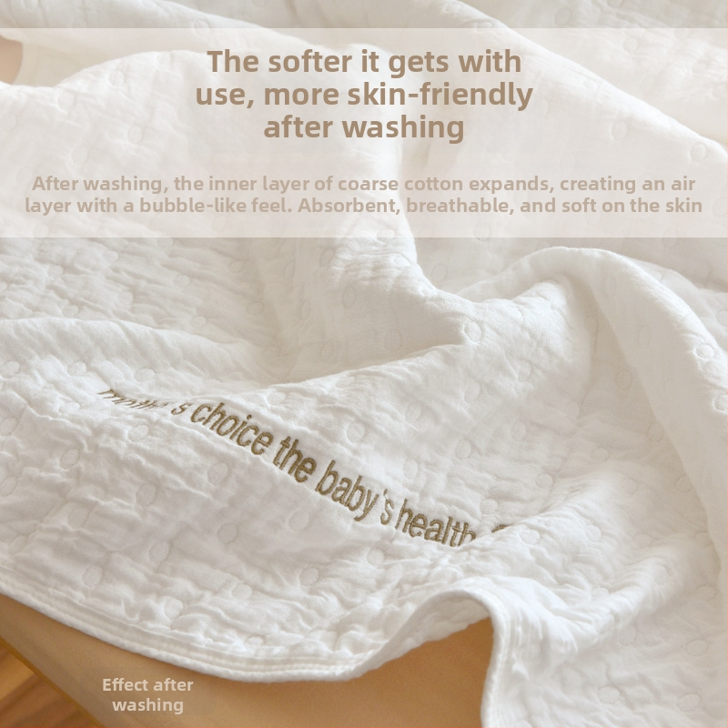 Šesťvrstvová gázová uterka na kúpanie pre deti, 100% bavlna, 300–499 g, od narodenia do 3 rokov, vhodná na všetky ročné obdobia