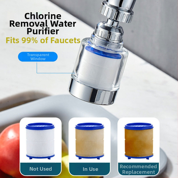 Domáci čistič vody pre kuchynský kohútik – kompaktný filter s elektroplatinovaným filtrom a predfiltrom