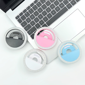 RK12 телефонна LED светлина за селфи — светлина за запълване, 3W, 5V, многопластово регулиране, ръчно използване