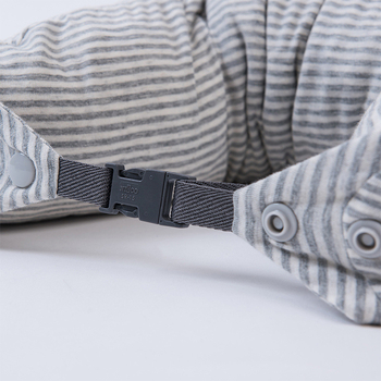 U-образна възглавничка за пътуване – ядро от естествен латекс 90%+ с покритие от чист памук, подходяща за всички сезони, за възрастни и хора в напреднала възраст, за спане в положение по корем или седнали