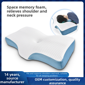 Vankúš z pamäťovej peny – obdĺžnikový tvar, pletený poťah, výška jadra 5–10 cm, hmotnosť jadra 1–2 kg, možnosť prispôsobenia